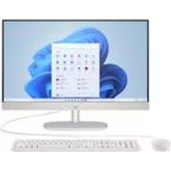HP All-in-One Touch PC 24-cr0241ng [60,5 cm (23,8 inch) skārienekrāns, Intel Core i3 N300, 8 GB RAM, 512 GB SSD, Windows 11] (D17TYEA#ABD)