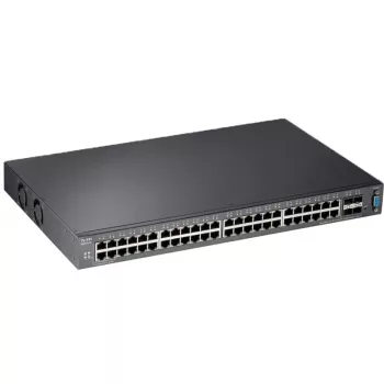 Zyxel XGS2210-52 Pārvaldāms L2 Gigabitu Ethernet slēdzis (10/100/1000) 1U Melns