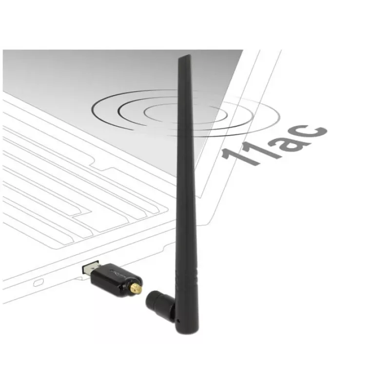 DeLOCK 12535 RF Bezvadu tīkla karte USB