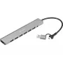 USB centrmezgls SANDBERG 136-66 — 7x USB 3.0 porti, ārējā barošana