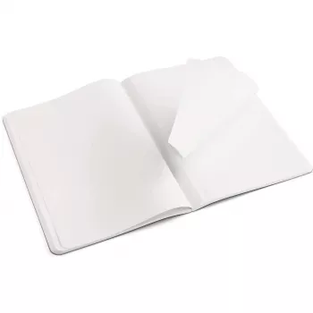 MIQUELRIUS Piezīmju bloks Akmens Papīrs 14,2 x 20,5 cm, tukšs, melna cietā vāka, 50 lapas (A821990)
