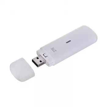 USB mobīlais modems ZTE MF833N, 4G LTE līdz 150 Mbps, balts