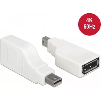 DeLOCK 65867 mini DisplayPort uz DisplayPort adapteris ar 90° pagrieztu savienotāju