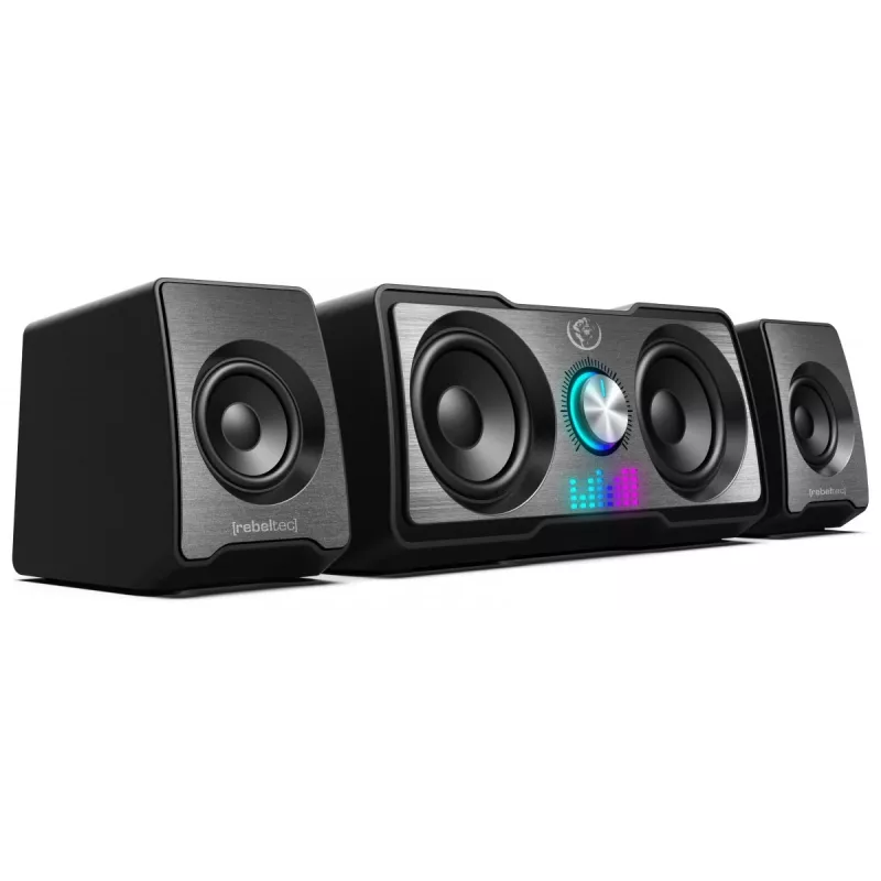Multivides skaļruņi 2.1 ROCK, Rebeltec RBLGLO00048, 60W
