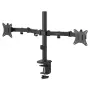 Galda stiprinājums diviem monitoriem SAVIO UM-03 Melns, VESA 100x100, 17–32 collām