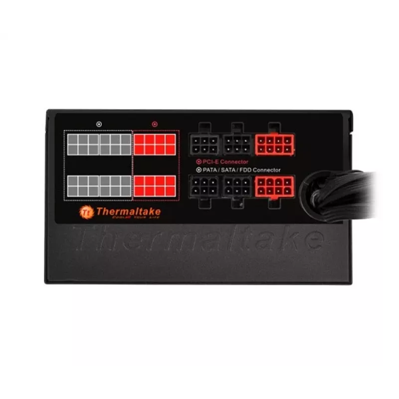Thermaltake Smart SE 630W modulārs ATX barošanas avots, 80 PLUS Gold, aktīvs PFC, 140 mm ventilators, Single Rail