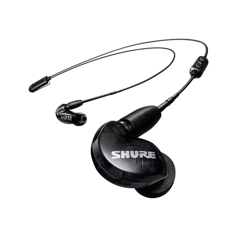 Shure SE215 austiņas, melnas