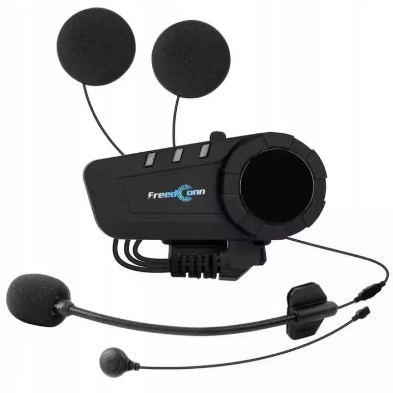 FREEDCONN KY-PRO SINGLE motocikla intercoms Melns