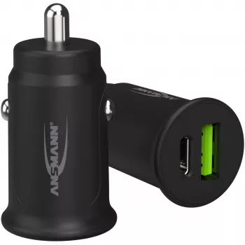Ansmann 1000-0029 - Automobiļa cigarešu šķiltavas adapteris - 5 V - Melns