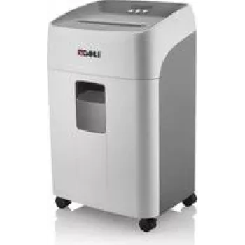 Papīra smalcinātājs DAHLE 504P P-5 — 15 lapas, daļiņu griezums 2×15 mm, 40 L grozs