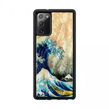 Aizsargmaciņš iKins Samsung Galaxy Note20 ar Great Wave dizainu