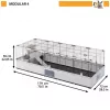 FERPLAST Modular 4 – būris trušiem un jūrascūciņām – 179 x 72 x 56 cm