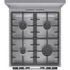Gorenje GKS5C71XF Brīvi stāvoša plīts ar cepeškrāsni Sudraba