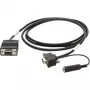Motorola 25-13227-03R seriālais kabelis melns 1.83 m DB9