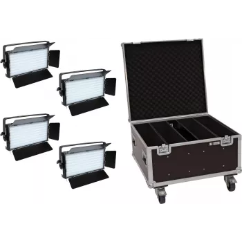 LED paneļu komplekts EUROLITE PLL-480 QCL 4x ar transporta koferi