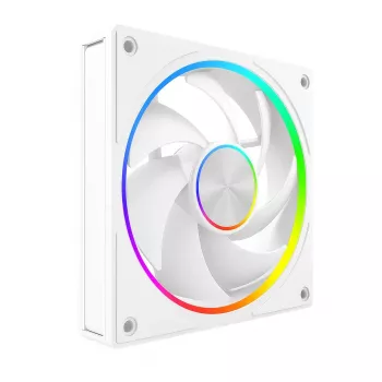 Korpusa ventilators MODECOM VOLCANO LOOP 120 ARGB White — 120 mm, ARGB apgaismojums, PWM atbalsts, 400–1400 RPM