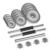 Regulējamas hanteles Rebel Chrome 20 kg ar futrāli un stieņu stieņiem (2) — plāksnes 2.5kg, 1.25kg, 0.5kg