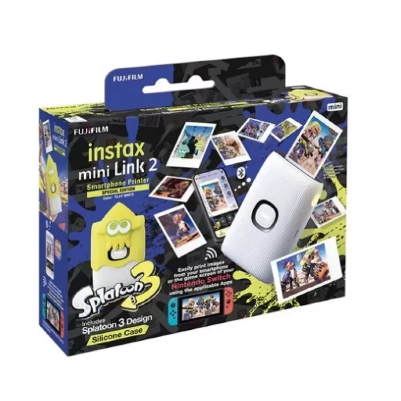 Printeris Fujifilm Instax Mini Link 2 Special Edition Nintendo, termālais, māla balts