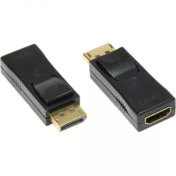 Alcasa HDMI – DisplayPort adapteris F/M melns