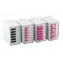 EFB Elektronik priekšējais panelis 6x SC-D, LC-Quad ar 2.8mm skrūvju caurumiem
