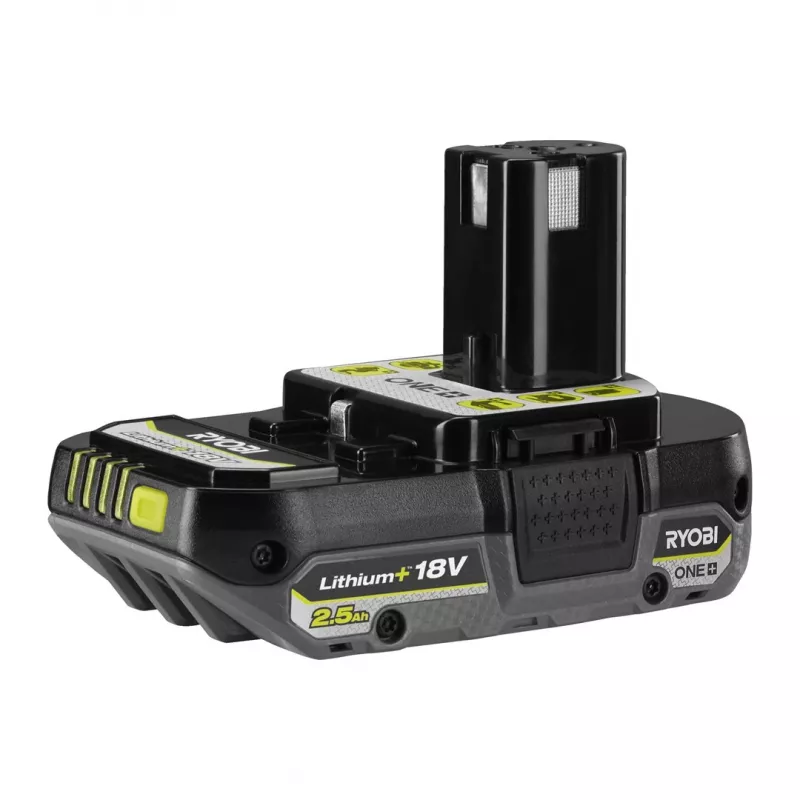 Ryobi RB18L25 akumulators, litija-jonu, 2.5 Ah, 18 V, melns, zaļš, 1 gab.
