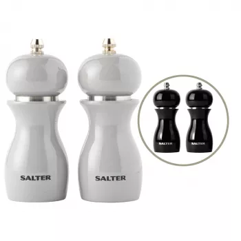 Sāls un piparu dzirnaviņas Salter 7613 GYXR, pelēks spīdums