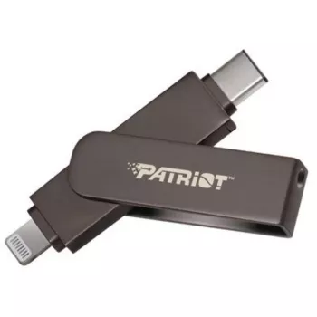USB zibatmiņa Patriot 256GB USB 3.2 Lightning USB-C Melns PI256GSKM30CL