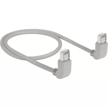Tīkla kabelis DeLOCK 83513 Cat6a 0,5 m Pelēks