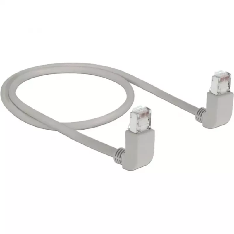 Tīkla kabelis DeLOCK 83513 Cat6a 0,5 m Pelēks