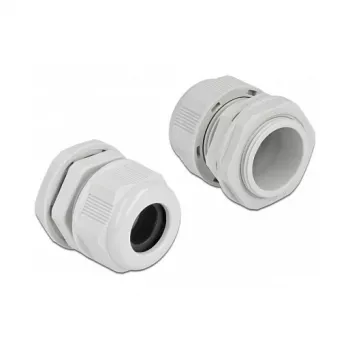 Kabeļa blīvslēgs DeLOCK 60368 Pelēks Plastmasa 2 gab.