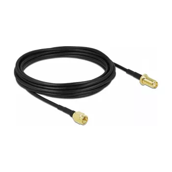 Antenas kabelis DeLOCK SMA spraudnis – SMA ligzda LMR/CFD100 5 m