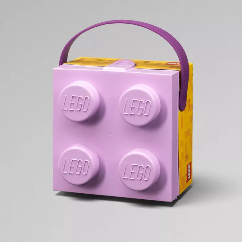 Uzglabāšanas kaste Room Copenhagen LEGO Box ar rokturi Lavender 40240004