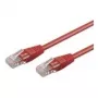 Wentronic Goobay CAT 6 Patch Kabelis, U/UTP, Sarkans, 2 m - CCA Vara Maisījums (68401)