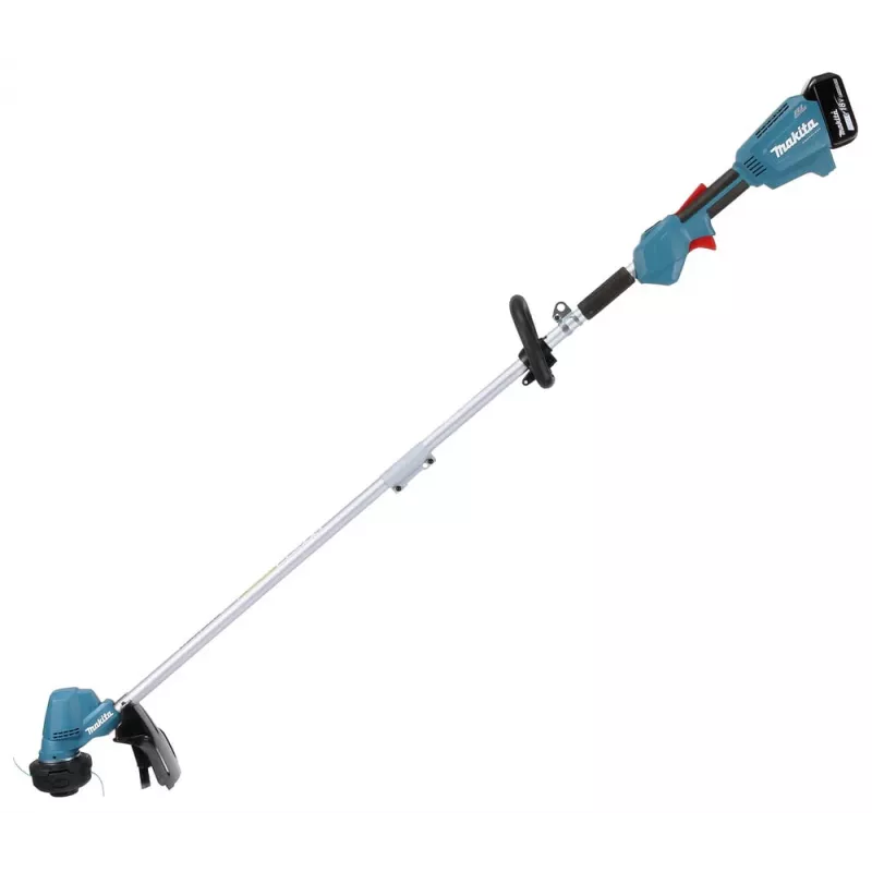 Makita DUR192LRT1, zāles trimmeris, J-veida rokturis, 6000 RPM, melns, tirkīzzils, 30 cm, 87,8 dB