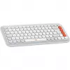 Logitech POP Icon Keys - Bezvadu tastatūra - Bluetooth LE - QWERTY - US International - Balta, oranža (920-013072)