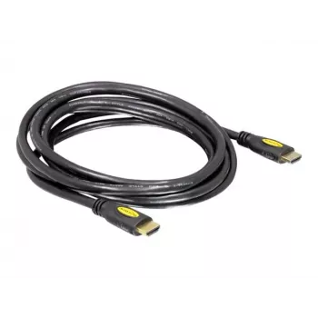 DeLOCK HDMI kabelis 5 m, High Speed ar Ethernet, savienotāji A tipa (vīriešu) abos galos (82455)