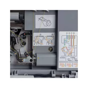 SINGER HD0405 elektriskā šujmašīna sudraba krāsā, smagās slodzes modelis