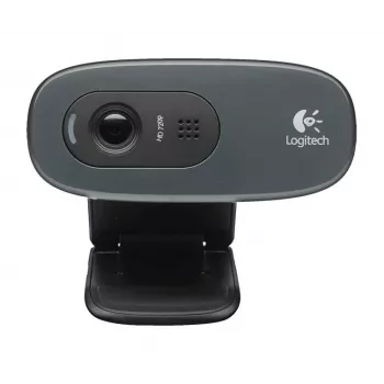 Logitech HD Webcam C270 - Tīmekļa kamera - Krāsu - 1280 x 720 - Audio - USB 2.0 (960-000582)