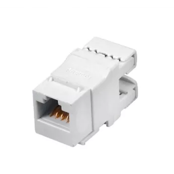 Q-LANTEC MKN-U6-1 RJ45 UTP 6. kategorijas nesavienotājs, balts
