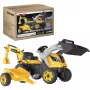 Smoby Traktor Max – Pedāļu traktors ar piekabi un ekskavatoru
