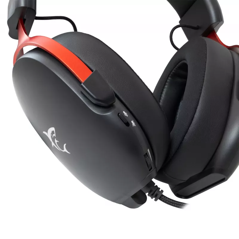 Austiņas White Shark GH-2445 Fox Black