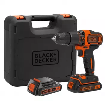 Black & Decker BDCHD18KB-QW urbjmašīna Bezatslēgas Chuck Melns, Oranžs