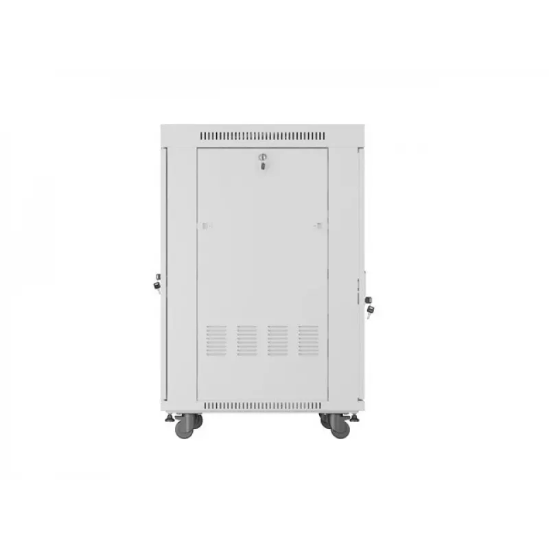 Rack skapis LANBERG FF01-6822-12SL 22U brīvi stāvošs, 1233×600×800 mm, IP20, 1200 kg