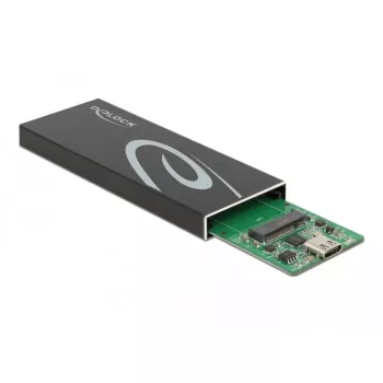 Korpuss M.2 SATA SSD ārējai pieslēgšanai DeLOCK 42003 ar USB Type-C