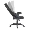 Deltaco DC130 Gamingstuhl Soft Woven Mesh melns (GAM-180)
