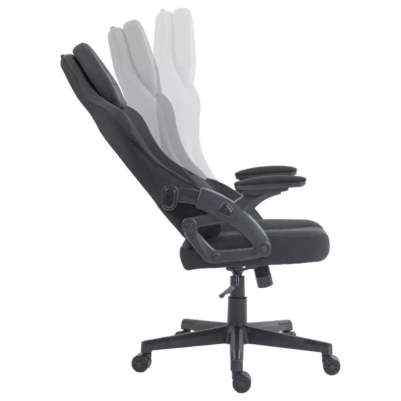 Deltaco DC130 Gamingstuhl Soft Woven Mesh melns (GAM-180)