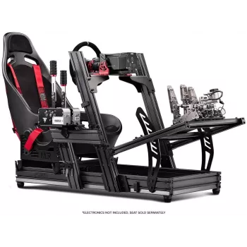 Next Level Racing F-GT Elite Formula & GT Alumīnija Profila Simulatora Kokpits – Sānu un Priekšējā Montāžas Izdevums (396039)