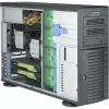 Super Micro Supermicro SC743 AC-1K26B-SQ - Tornis - 4U - Paplašināts ATX - SAS - Karstā maiņa 1200 W - Melns - USB (CSE-743AC-1K26B-SQ)