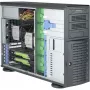 Super Micro Supermicro SC743 AC-1K26B-SQ - Tornis - 4U - Paplašināts ATX - SAS - Karstā maiņa 1200 W - Melns - USB (CSE-743AC-1K26B-SQ)