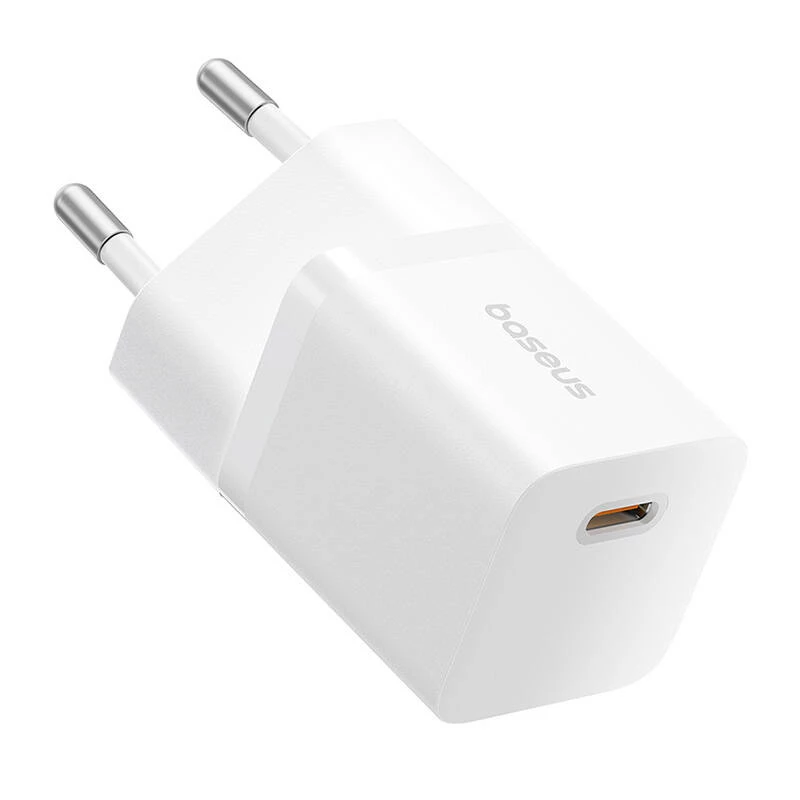 Baseus P10110909213-00 USB-C GaN5 mini 25W sienas lādētājs Balts